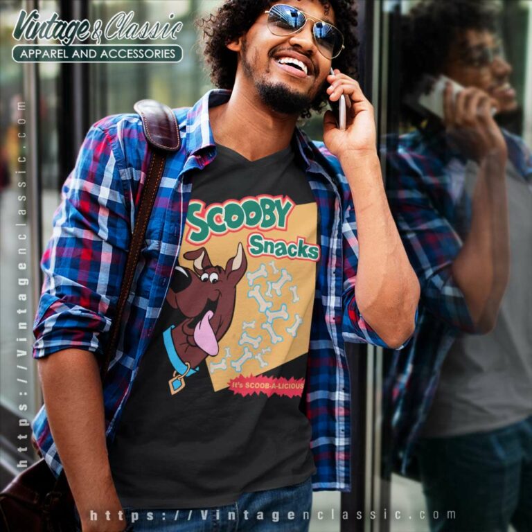 Scooby Snacks Scoob A Licious V Neck TShirt Scooby Snacks Scoob A Licious V Neck TShirt