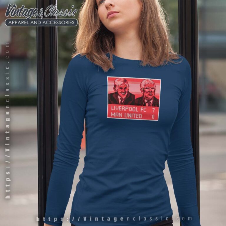 Scoreboard Liverpool 7 0 Man United Longsleeves Scoreboard Liverpool 7 0 Man United Longsleeves