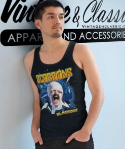 Scorpions Album Blackout Shirt Tank Top Racerback 1