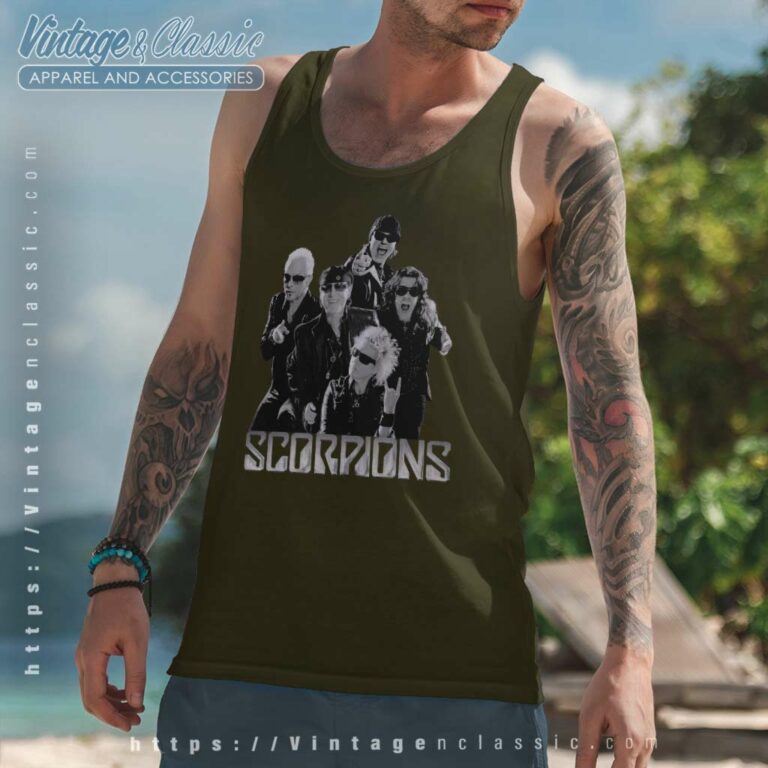 Scorpions Band 1961 Tank Top Racerback Scorpions Band 1961 Tank Top Racerback