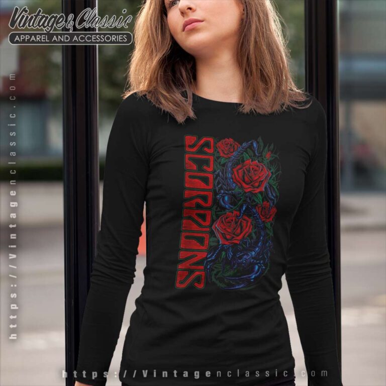 Scorpions Black Ballad Shirt Long Sleeve Tee Scorpions Black Ballad Shirt Long Sleeve Tee