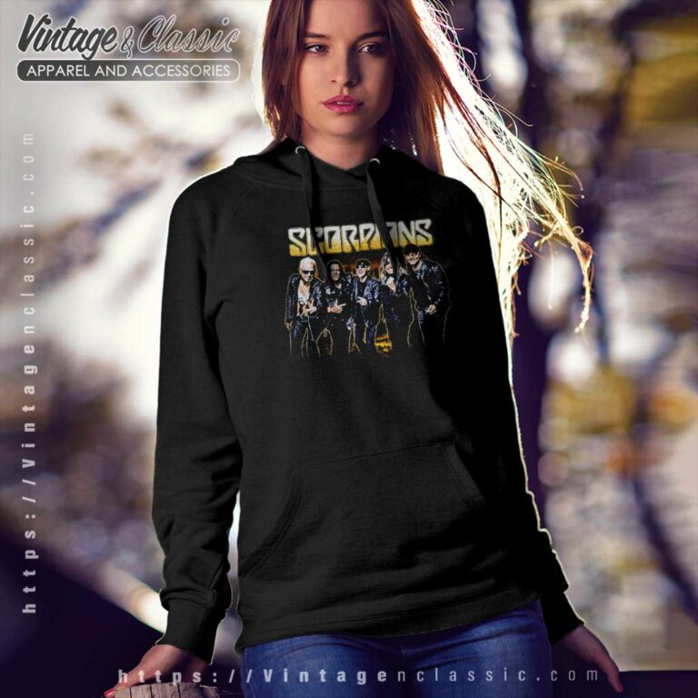 Scorpions City Pic Crazy Hoodie Scorpions City Pic Crazy Hoodie