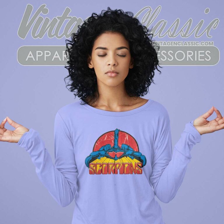 Scorpions Color Logo Long Sleeve Tee Scorpions Color Logo Long Sleeve Tee