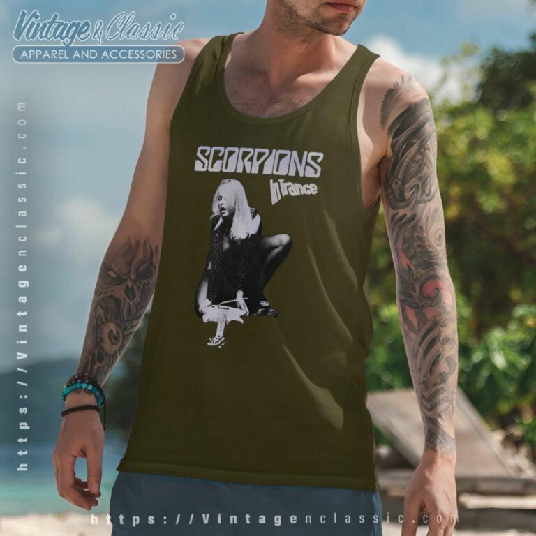 Scorpions In Trance Tank Top Racerback Scorpions In Trance Tank Top Racerback