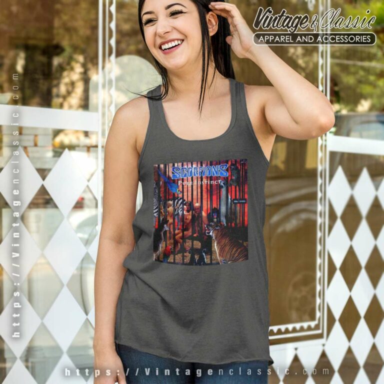 Scorpions Pure Instinct Tank Top Racerback Scorpions Pure Instinct Tank Top Racerback
