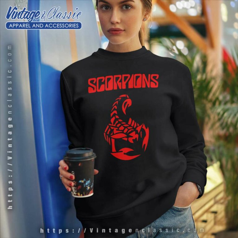 Scorpions Red Logo Sweatshirt Scorpions Red Logo Sweatshirt