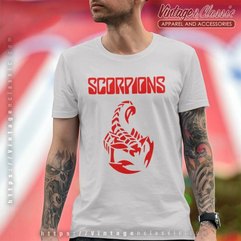Scorpions Red Logo T Shirt Scorpions Red Logo T Shirt