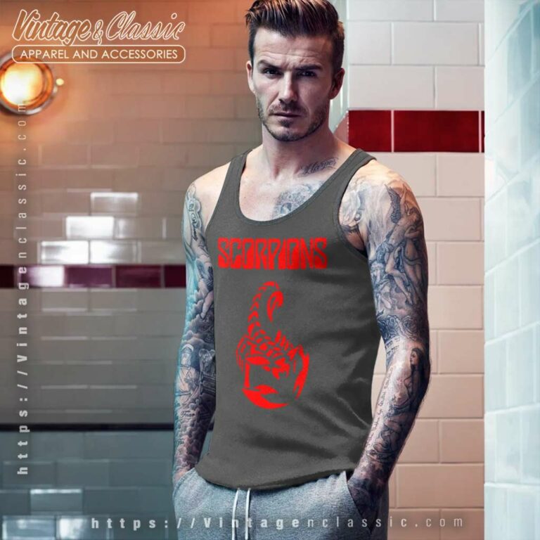 Scorpions Red Logo Tank Top Racerback Scorpions Red Logo Tank Top Racerback