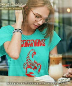 Scorpions Red Logo Women TShirt