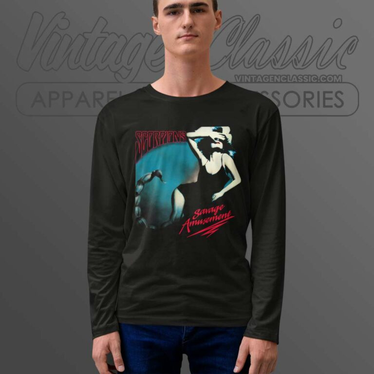 Scorpions Savage Amuset Long Sleeve Tee Scorpions Savage Amuset Long Sleeve Tee