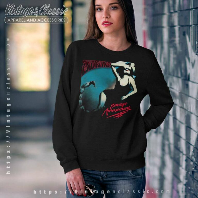 Scorpions Savage Amuset Sweatshirt Scorpions Savage Amuset Sweatshirt