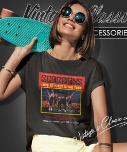 Scorpions Shirt 2024 Love At First Sting Tour At Etihad Yas Island In Abu Dhabi On May Women T Shirt