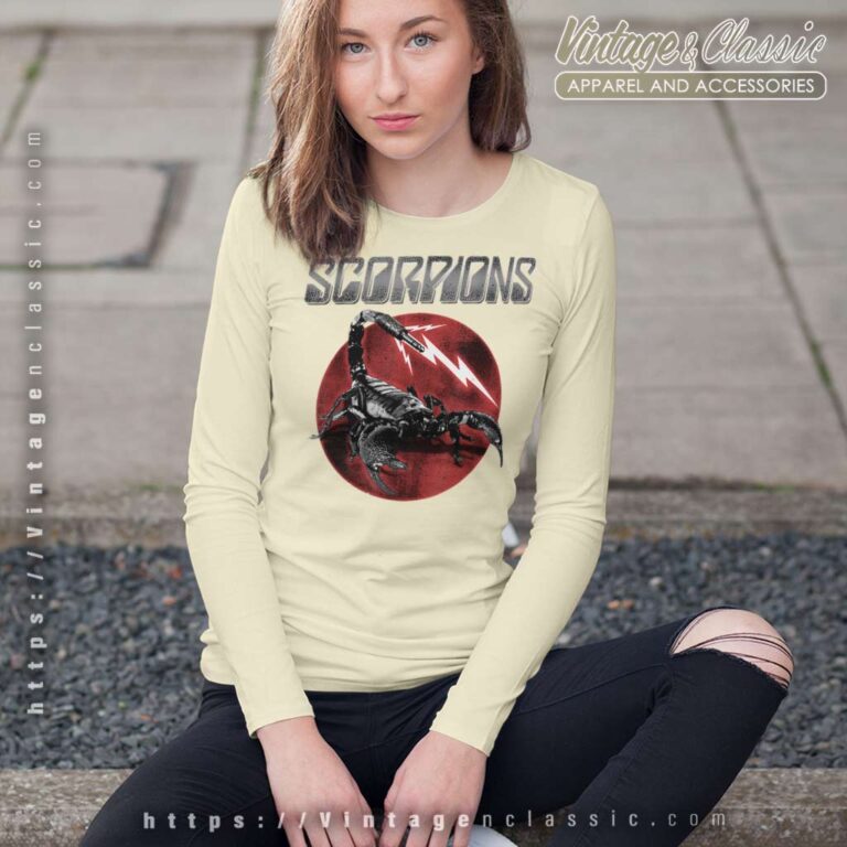 Scorpions Shirt 7 Jack Plug Black Long Sleeve Tee Scorpions Shirt 7 Jack Plug Black Long Sleeve Tee