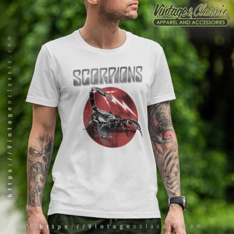 Scorpions Shirt 7 Jack Plug Black T Shirt Scorpions Shirt 7 Jack Plug Black T Shirt