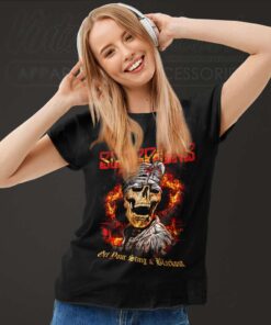 Scorpions Shirt Album Blackout Skull Women TShirt