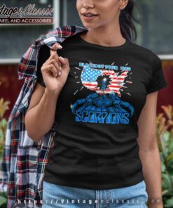 Scorpions Shirt Album Blackout Usa Tour 1982 Women TShirt