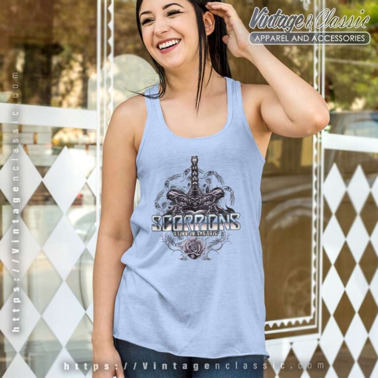Scorpions Shirt Album Sting In The Tail Tank Top Racerback Scorpions Shirt Album Sting In The Tail Tank Top Racerback