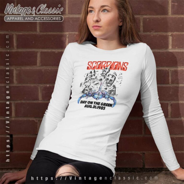 Scorpions Shirt Day On The Green Long Sleeve Tee Scorpions Shirt Day On The Green Long Sleeve Tee