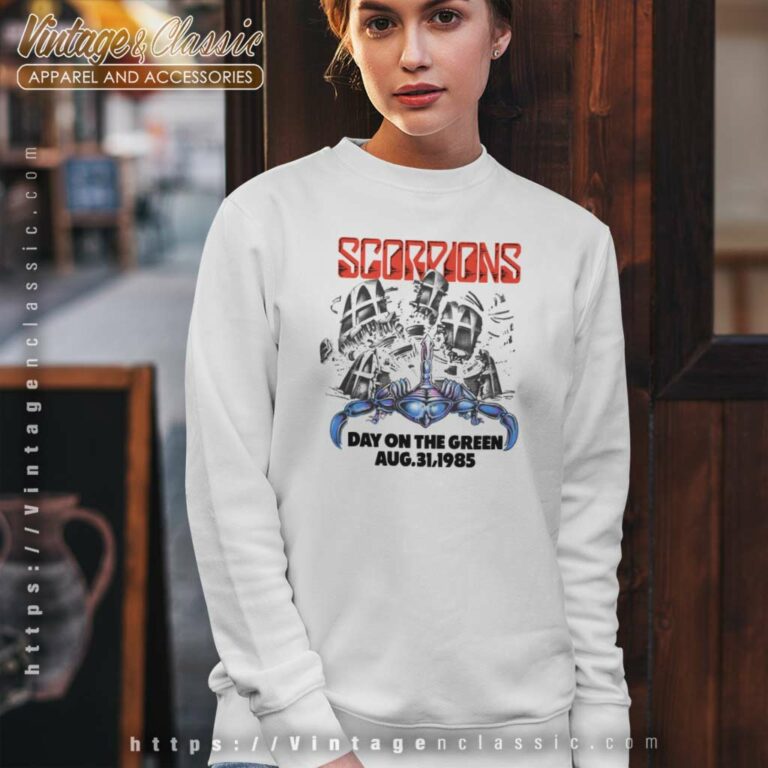 Scorpions Shirt Day On The Green Sweatshirt Scorpions Shirt Day On The Green Sweatshirt