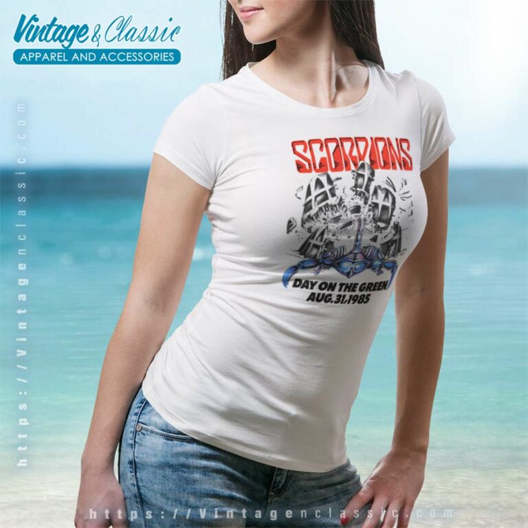 Scorpions Shirt Day On The Green Women TShirt Scorpions Shirt Day On The Green Women TShirt