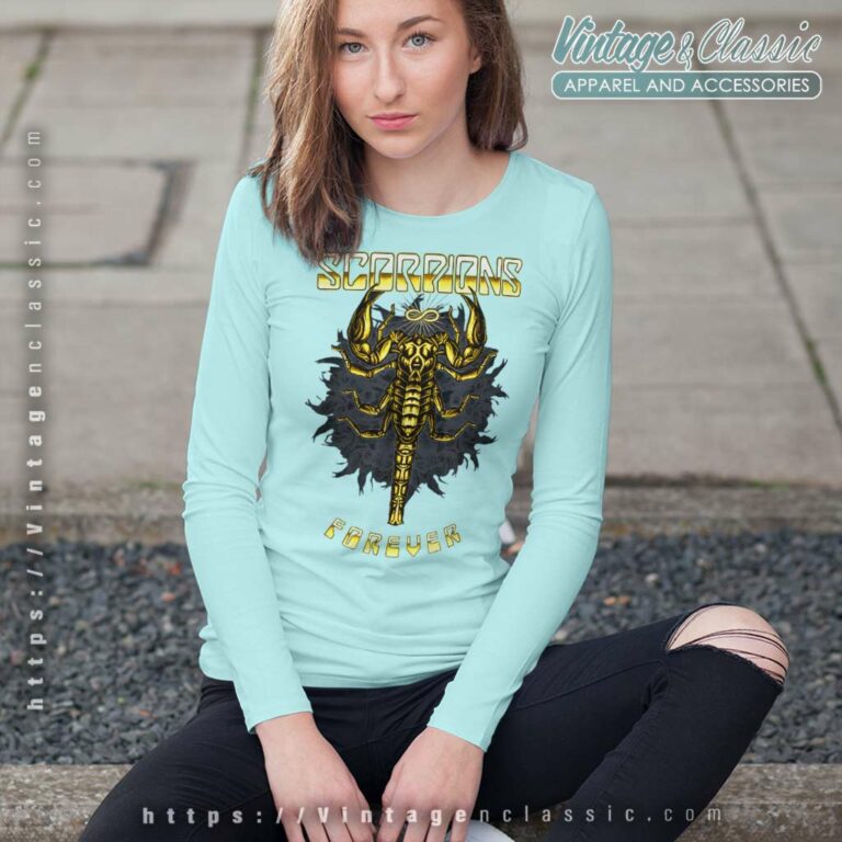 Scorpions Shirt Forever Crazy Tour Long Sleeve Tee Scorpions Shirt Forever Crazy Tour Long Sleeve Tee
