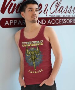 Scorpions Shirt Forever Crazy Tour Tank Top Racerback