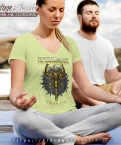 Scorpions Shirt Forever Crazy Tour V Neck TShirt