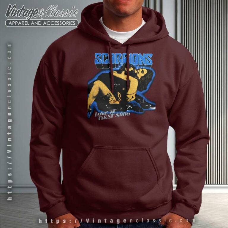 Scorpions Shirt Love At First Sting Hoodie Scorpions Shirt Love At First Sting Hoodie