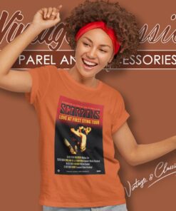 Scorpions Shirt Love At First Sting Tour 2024 Poster Women T Shirt