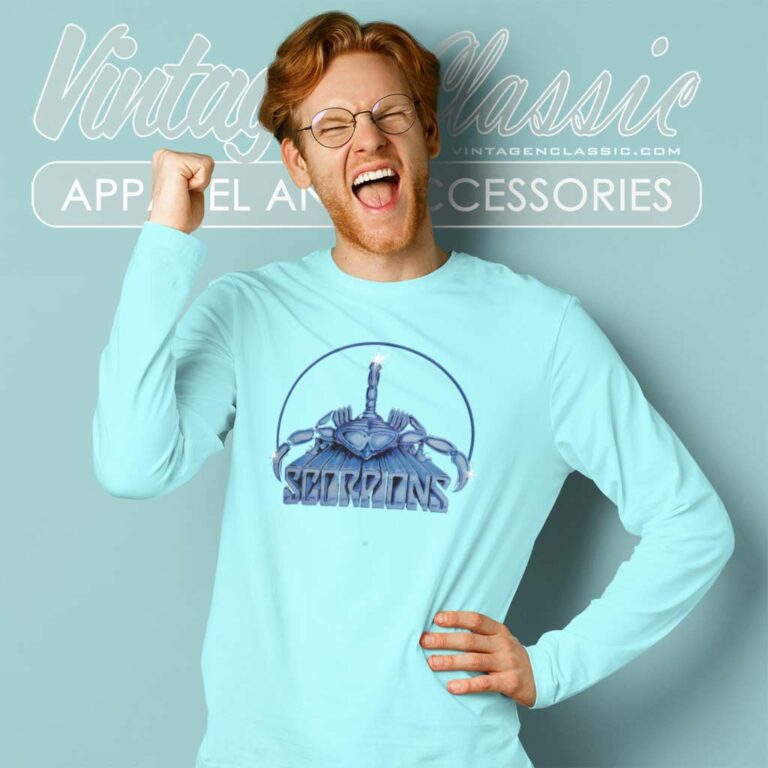 Scorpions Shirt Lovedrive 1979 Tour Long Sleeve Tee Scorpions Shirt Lovedrive 1979 Tour Long Sleeve Tee