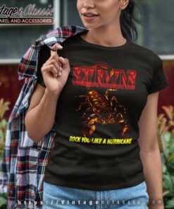 Scorpions Shirt Rock You Like A Hurricane Women TShirt