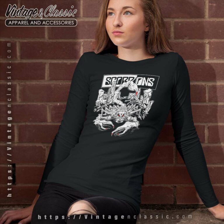 Scorpions Shirt Tease Me Please Me Long Sleeve Tee Scorpions Shirt Tease Me Please Me Long Sleeve Tee