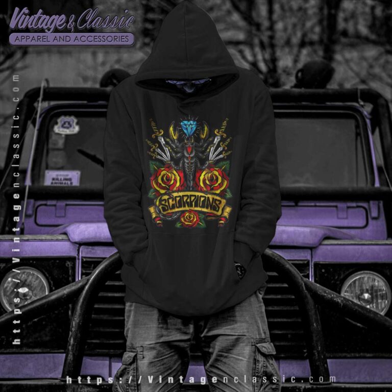 Scorpions Shirt Traditional Tattoo Hoodie Scorpions Shirt Traditional Tattoo Hoodie