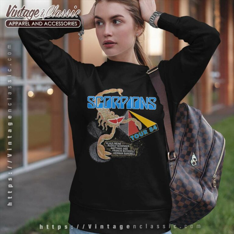 Scorpions Tour 84 Sweatshirt Scorpions Tour 84 Sweatshirt