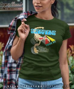Scorpions Tour 84 Women TShirt