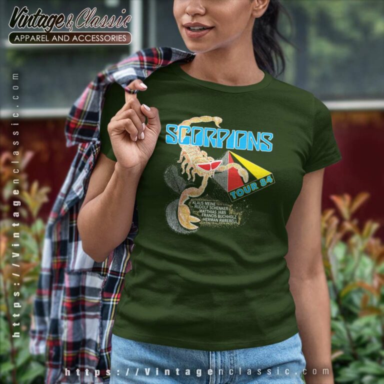 Scorpions Tour 84 Women TShirt Scorpions Tour 84 Women TShirt