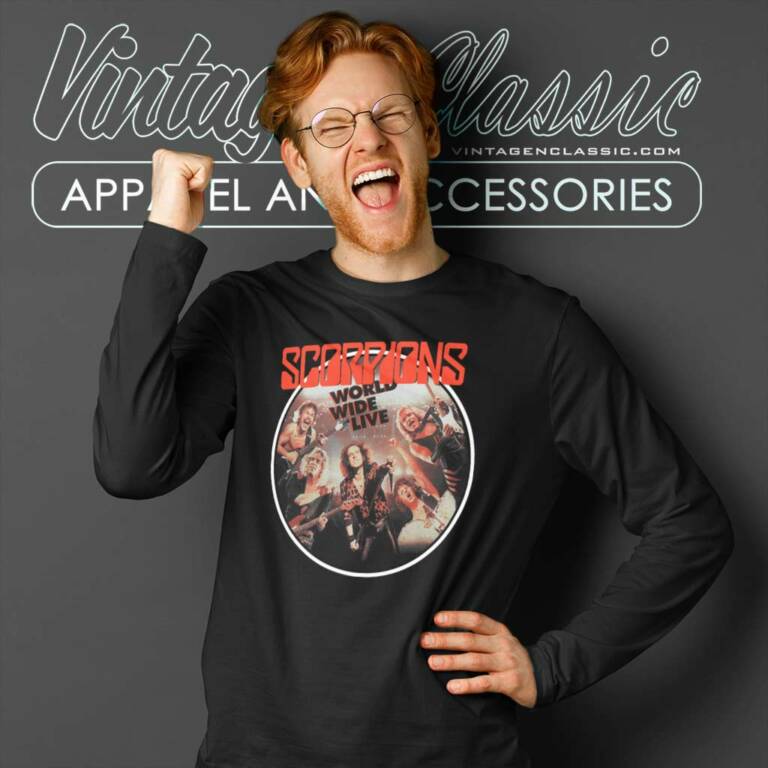 Scorpions World Wide Live Long Sleeve Tee Scorpions World Wide Live Long Sleeve Tee
