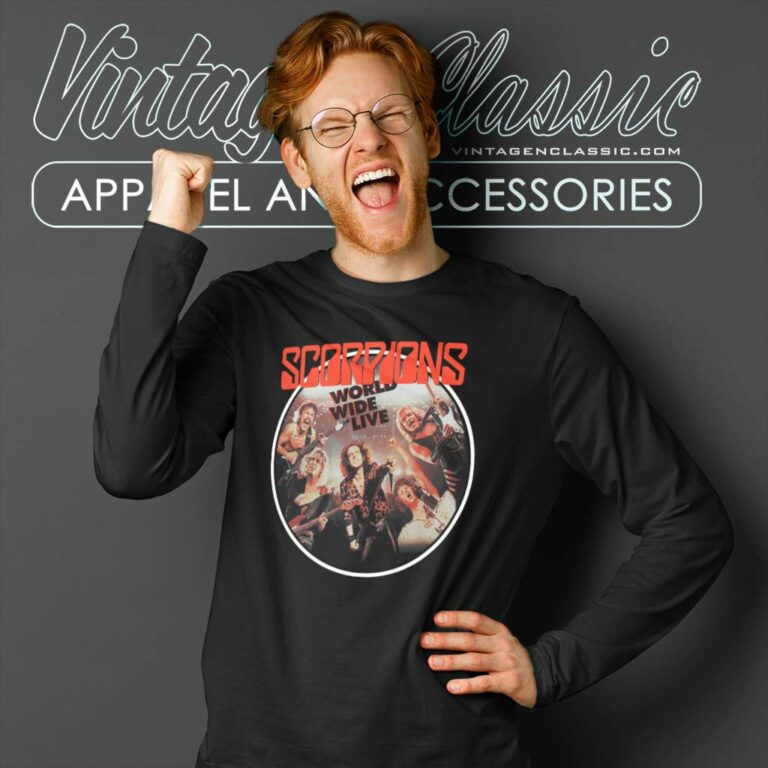 Scorpions World Wide Live Long Sleeve Tee Scorpions World Wide Live Long Sleeve Tee