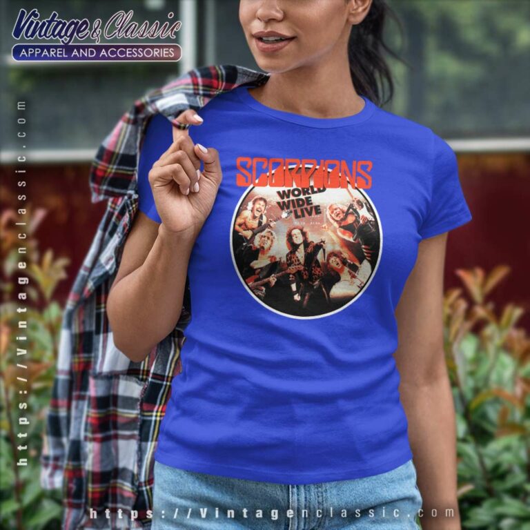 Scorpions World Wide Live Women TShirt Scorpions World Wide Live Women TShirt