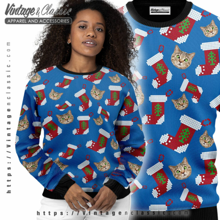 Scotland Straight Cat Ugly Sweater Women Ugly Sweater Scotland Straight Cat Ugly Sweater Women Ugly Sweater