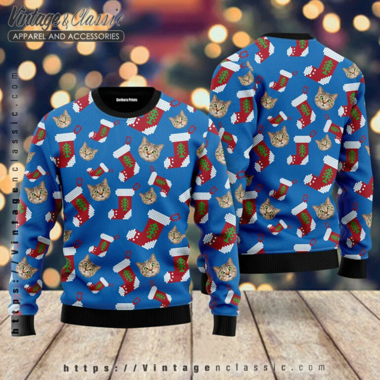 Scotland Straight Cat Ugly Sweater back Ugly Christmas Sweater Scotland Straight Cat Ugly Sweater back Ugly Christmas Sweater