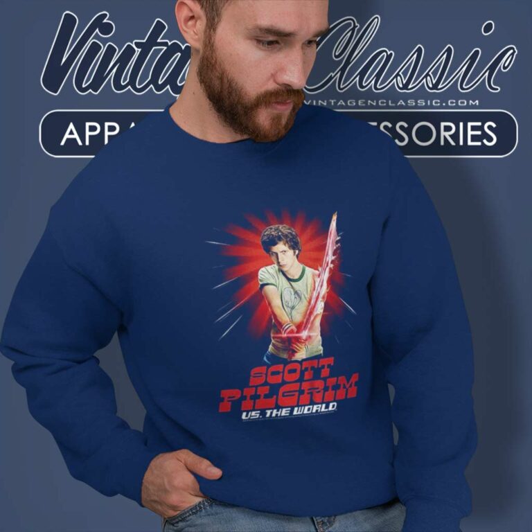 Scott Pilgrim Vs The World Michael Cera Sweatshirt Scott Pilgrim Vs The World Michael Cera Sweatshirt