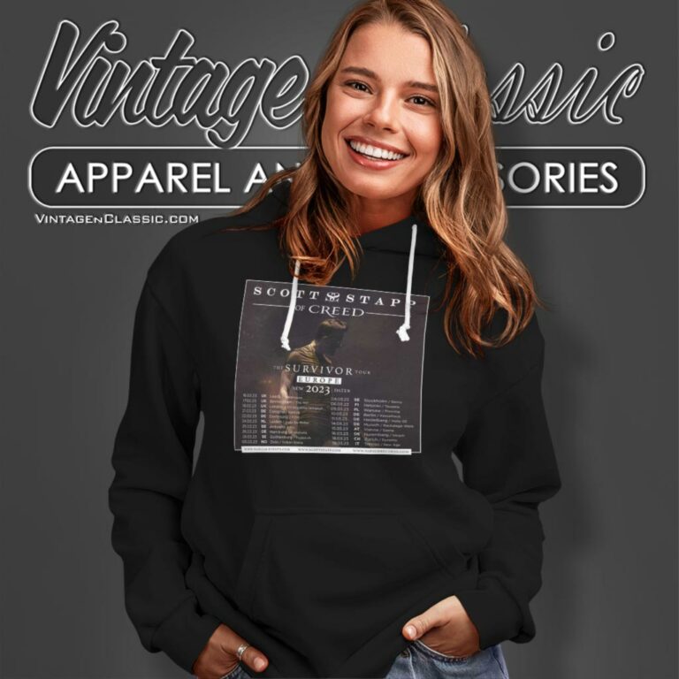 Scott Stapp Shirt Of Creed The Survivor 2023 Tour Hoodie Scott Stapp Shirt Of Creed The Survivor 2023 Tour Hoodie