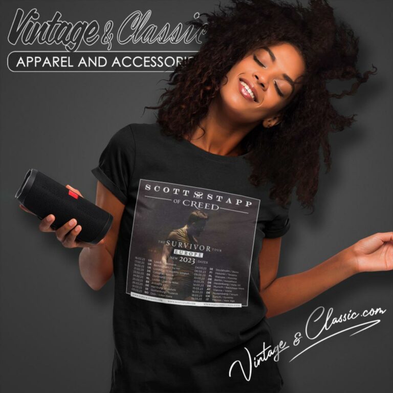 Scott Stapp Shirt Of Creed The Survivor 2023 Tour Women T Shirt Scott Stapp Shirt Of Creed The Survivor 2023 Tour Women T Shirt