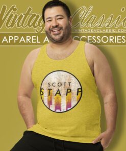 Scott Stapp Shirt Yellow Circle Tank Top Racerback