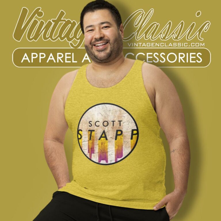 Scott Stapp Shirt Yellow Circle Tank Top Racerback Scott Stapp Shirt Yellow Circle Tank Top Racerback