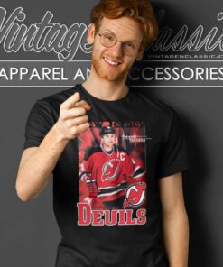 Scott Stevens New Jersey Devils Huge Logo T Shirt