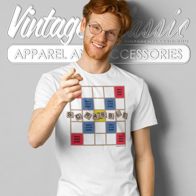Scrabble Board Game 90s Nerd T Shirt Scrabble Board Game 90s Nerd T Shirt