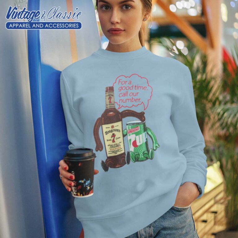 Seagrams Whiskey And 7 Up Sweatshirt Seagrams Whiskey And 7 Up Sweatshirt
