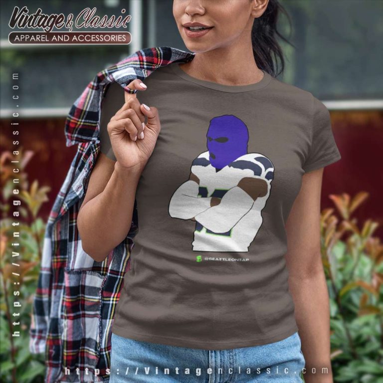 Seahawks Blue Ski Mask Win Nfl Women TShirt Seahawks Blue Ski Mask Win Nfl Women TShirt